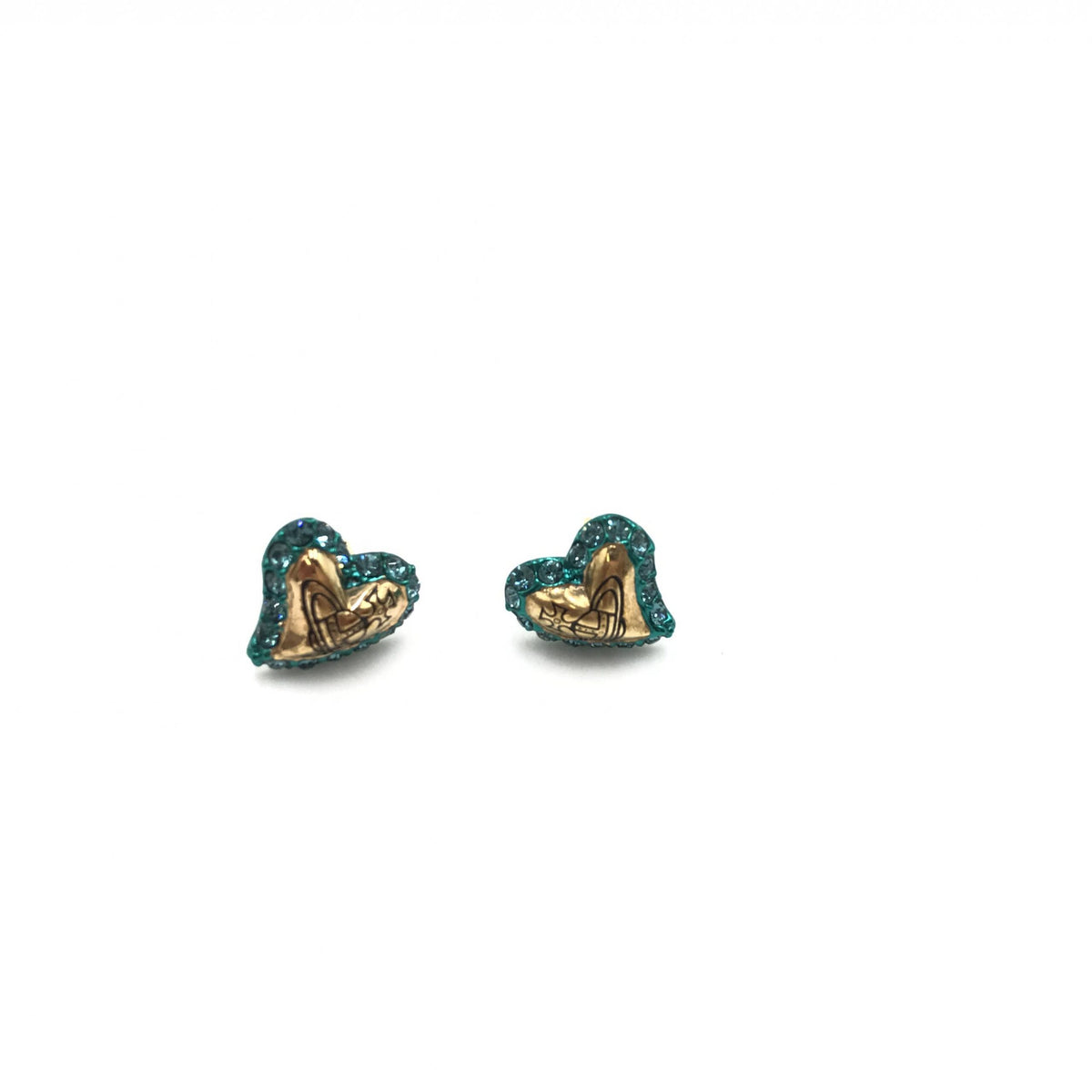 Vivienne Westwood Orb Heart Earrings