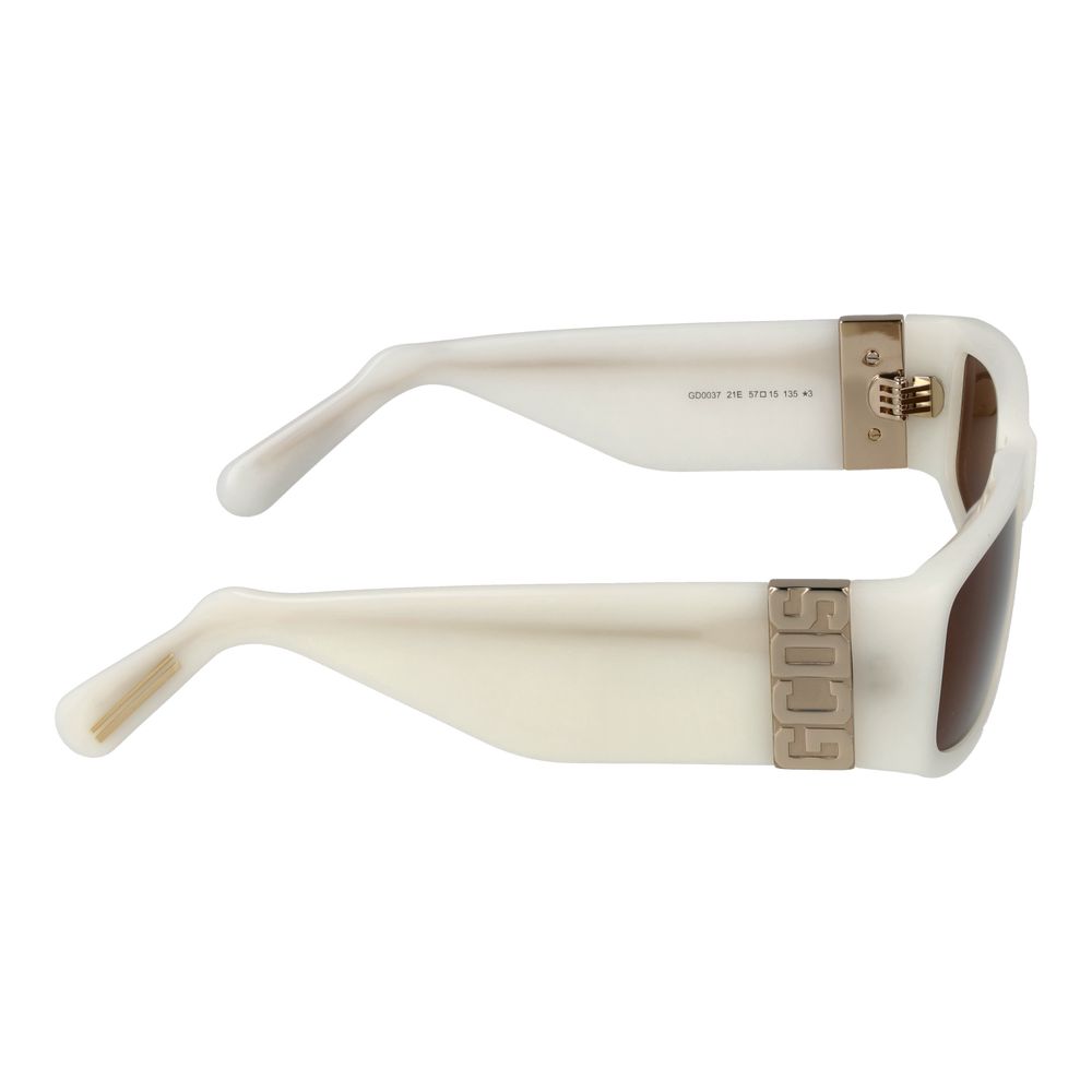 GCDS White Acetate Sunglasses