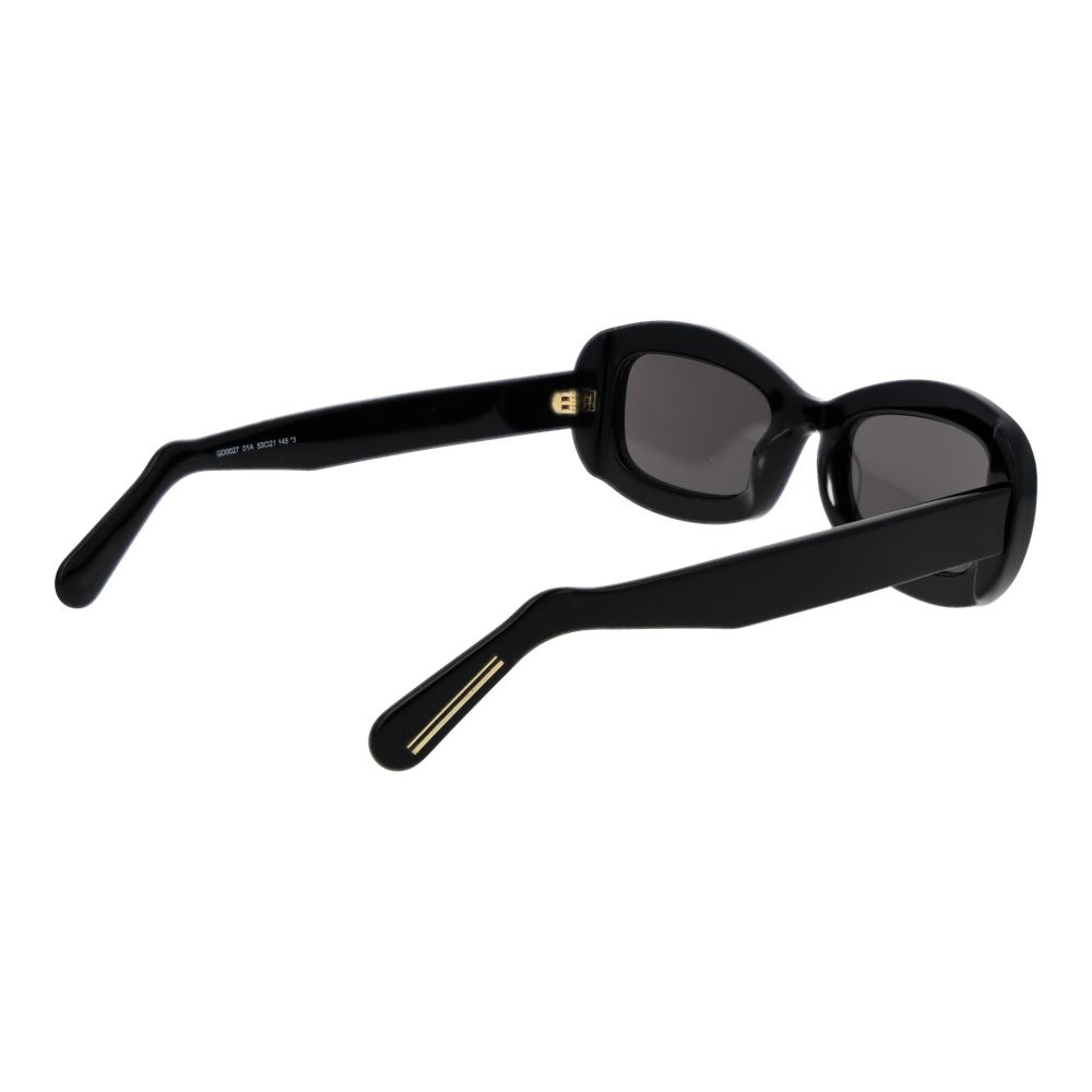 GCDS Black Plastic Sunglasses