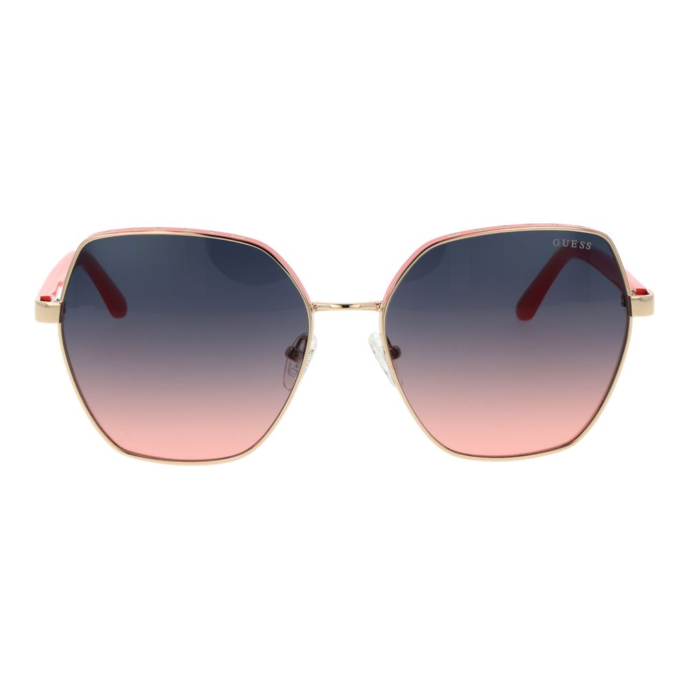 Guess Gold Metal Sunglasses