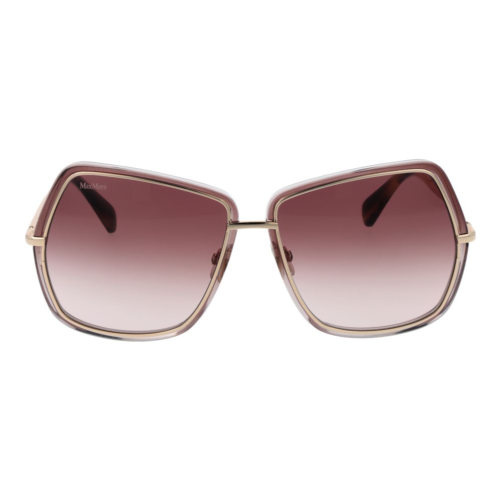 Max Mara Gold Metal Sunglasses