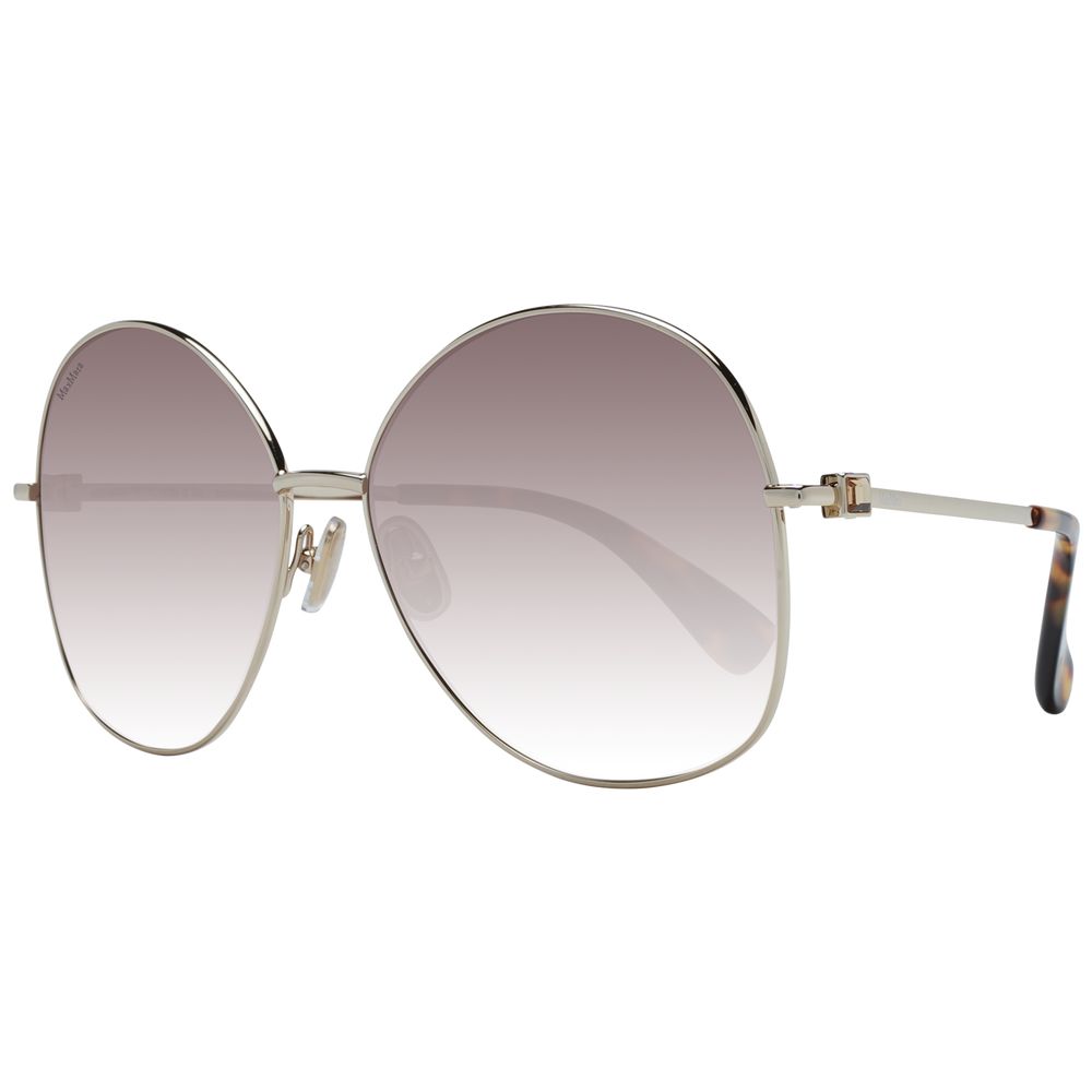 Max Mara Gold Metal Sunglasses
