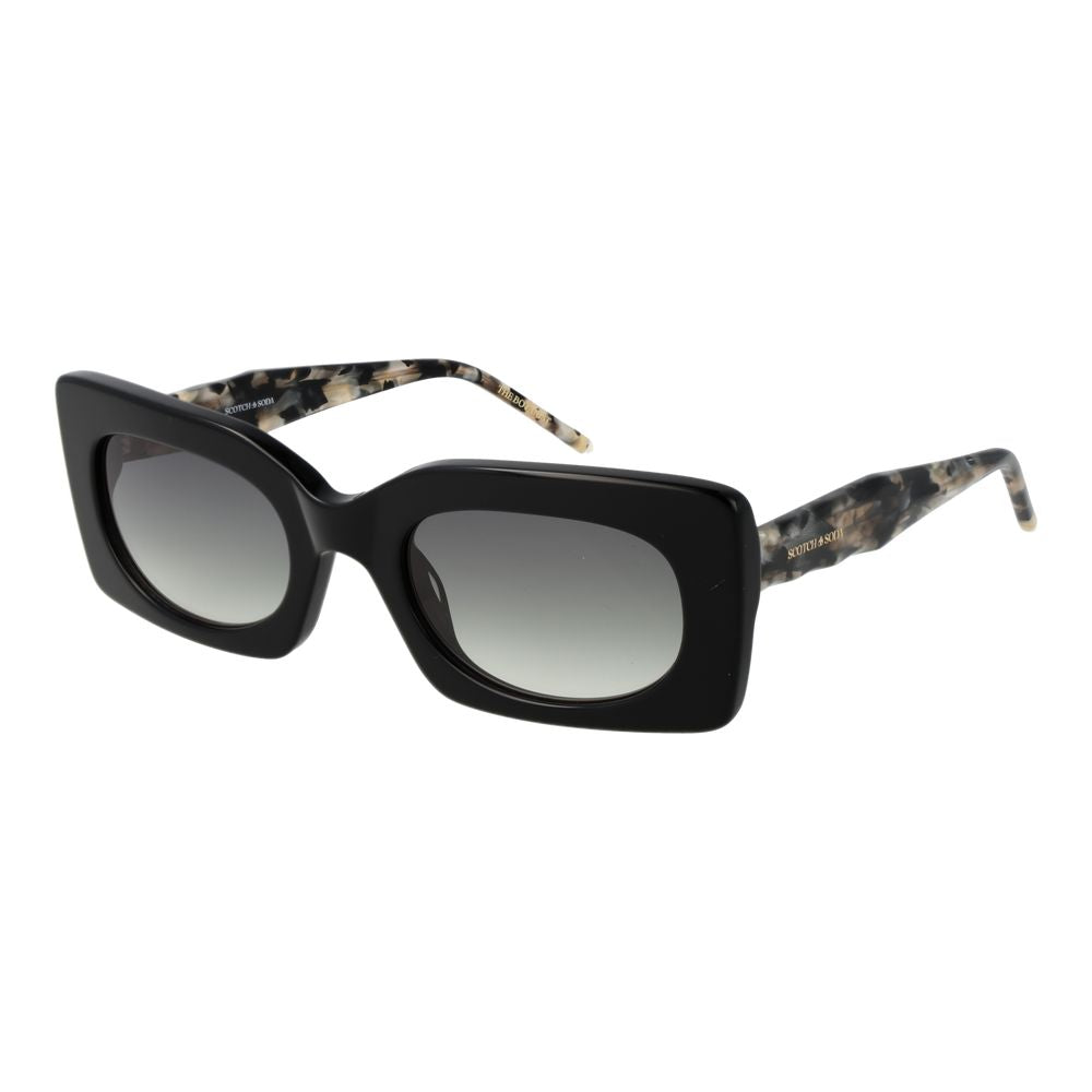Scotch & Soda Black Acetate Sunglasses