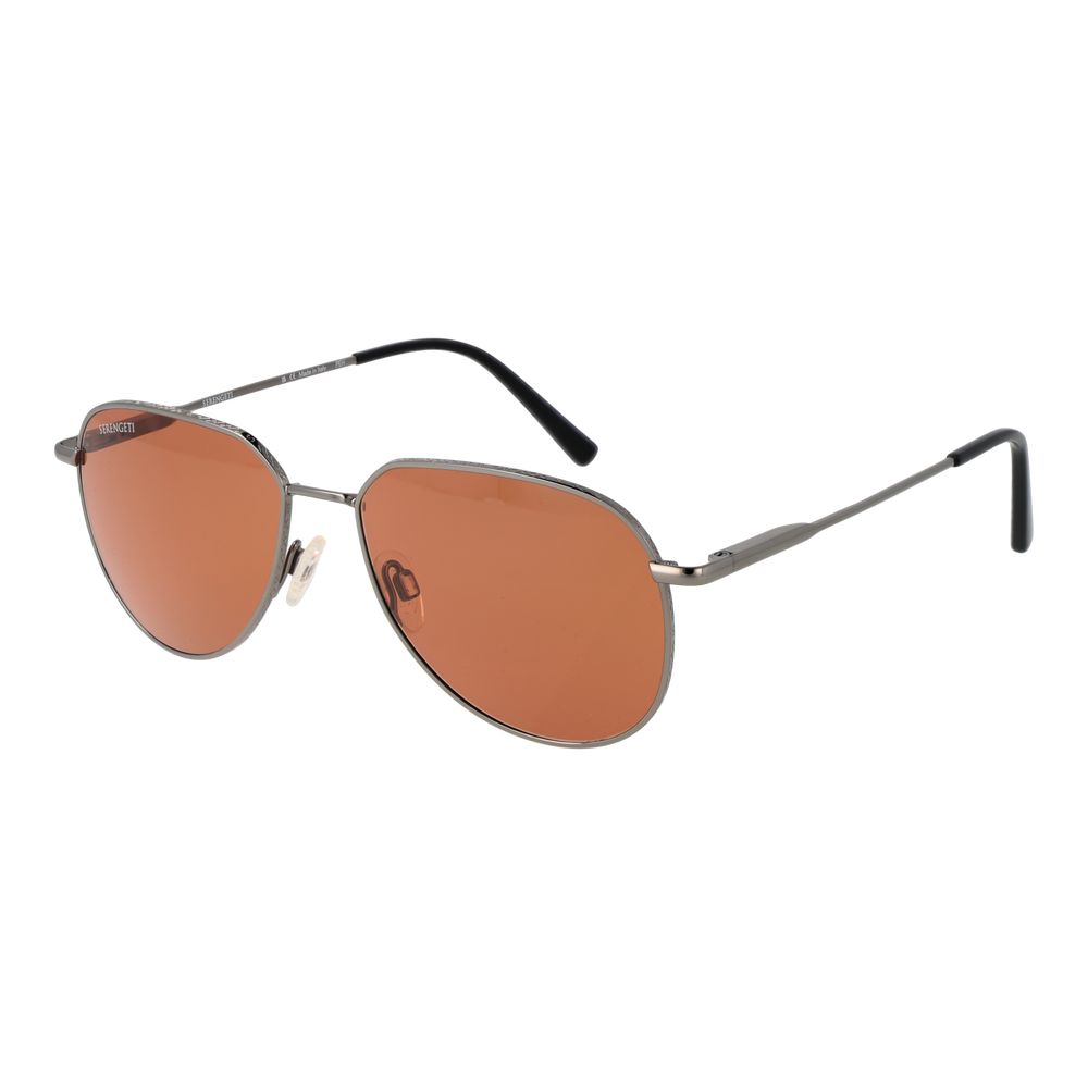 Serengeti Gray Metal Sunglasses