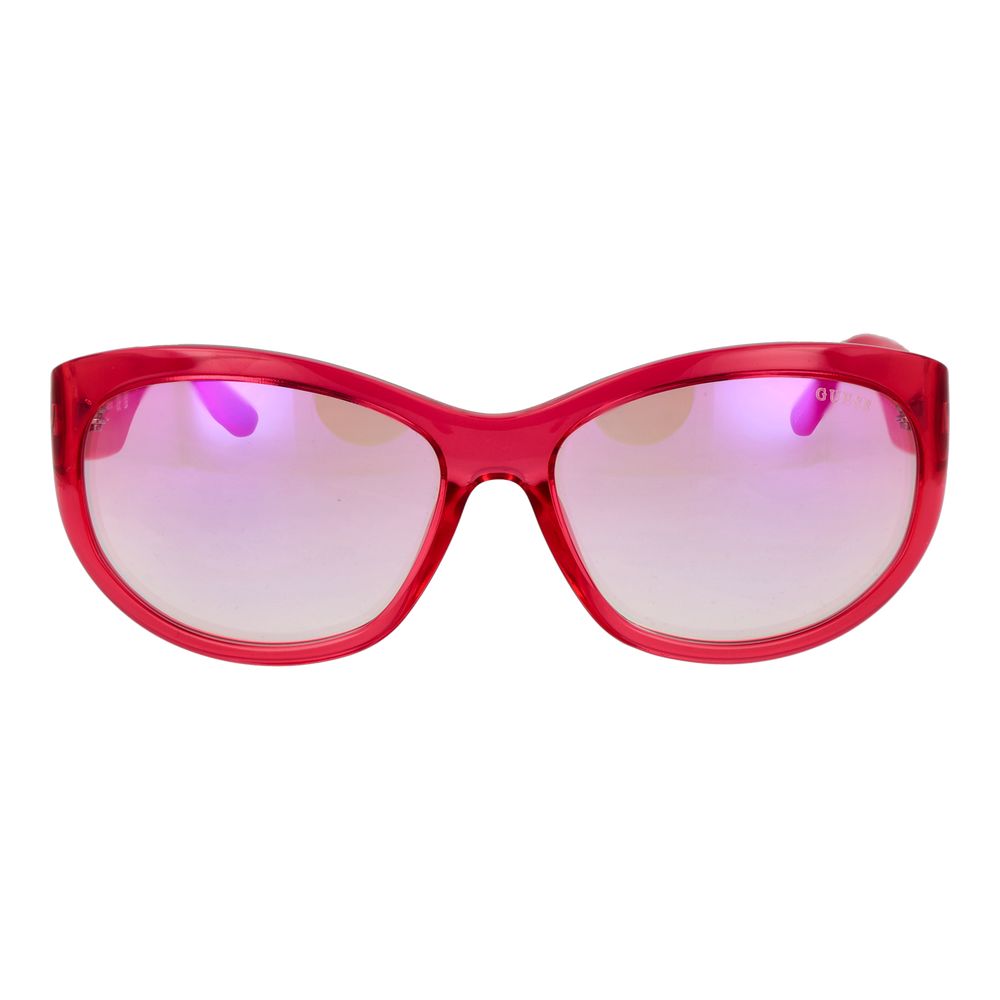 Guess Pink Stainless Steel Sunglasses