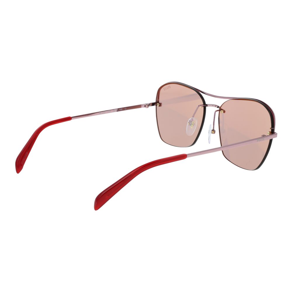 Emilio Pucci Rose Gold Metal Sunglasses
